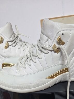 Jordan Women's White & Gold High-Top